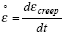 steady state strain rate definition equation
